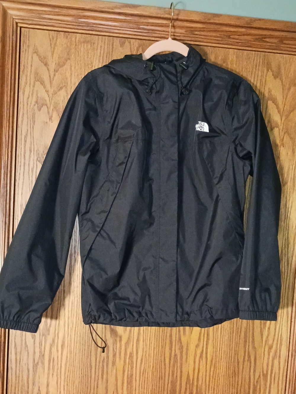 Women's North Face Hooded Full Zip Windbreaker Jacket